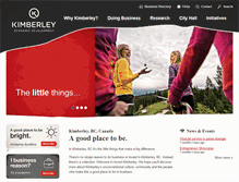 Tablet Screenshot of investkimberley.com